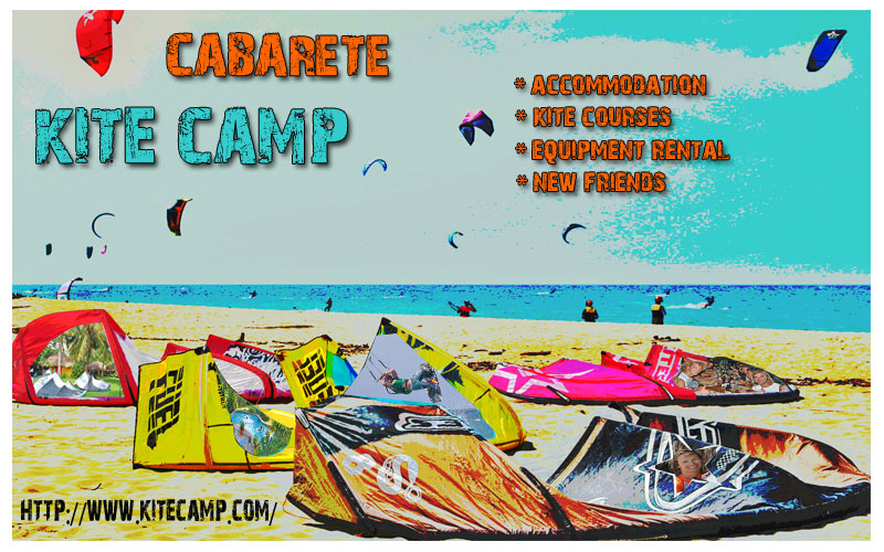 accommodation, kitecourses, equipment rental in Cabarete Kite Camp