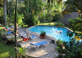 pool in the kite camp