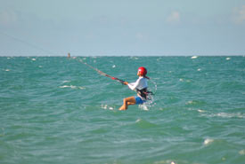 kiteboarding lesson, body drugging 