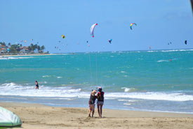 kitebparding beginner lesson in cabarete